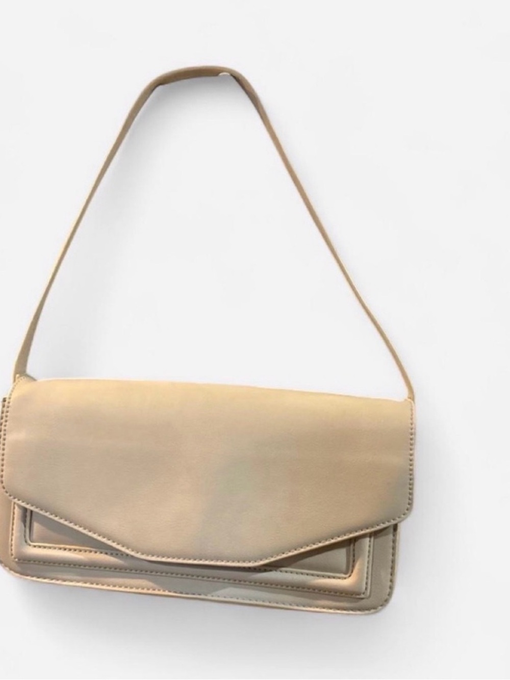 Elegant Cream Shoulder Bag - Unbranded